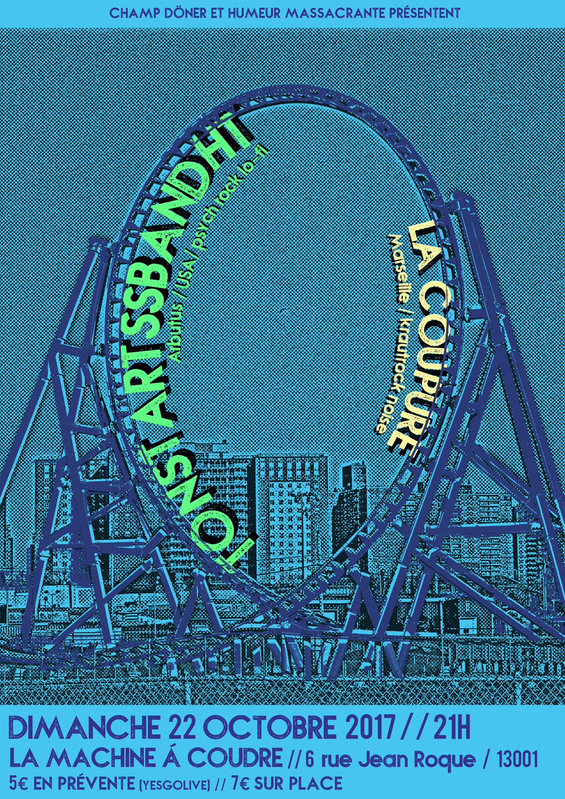 Tonstartssbandht + La Coupure / 22 octobre 2017